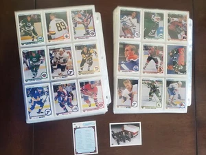 Juego de hockey de cubierta superior 1990/91 1-550 con 9 hojas de cartas faltan #'s 46 54 55 63 356 - Imagen 1 de 1