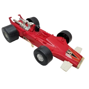 Coche de carreras vintage Tim-Mee Toys rojo estilo Indy en buen estado hecho en EE. UU. - Imagen 1 de 13