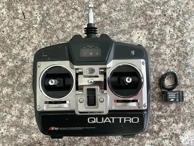 Controlador de avión radio radiocontrol proporcional digital JLine Quattro Rc 72 MHz probado Foto 1 de 4