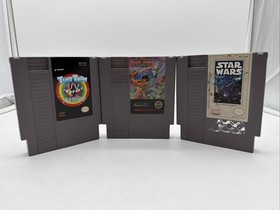 Nintendo NES Game Lot Star Wars Tiny Toon Adventures Wizards & Warriors - Retro