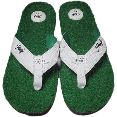 Sandalias sin cordones REEF Mulligan II con temática de golf verdes/blancas para hombre EE. UU. 11 Foto 1 de 4