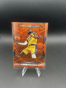 2024-25 Panini Obsidian Lebron James Electric Etch Orange Flood/125 - Bild 1 von 2