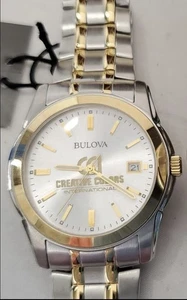 Bulova Reloj Hombre Clásico Calendario Cuarzo Plata Acero Inoxidable 38 MM 98H18 - Imagen 1 de 2