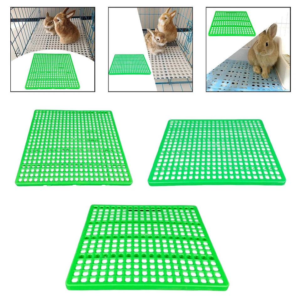 Almofada para gaiola de coelho suprimentos para animais de estimação cabana interna furo de vazamento de água bandeja de areia pés tapete - Imagem 1 de 1