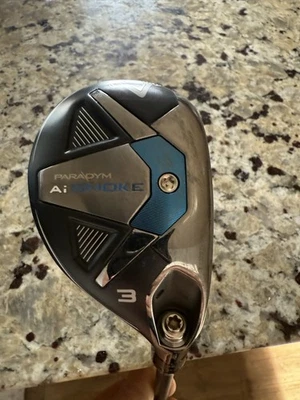 Callaway Ai Smoke 3 Hybrid 18 Degree Stiff - Image 1 of 4