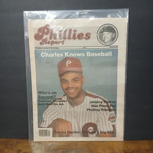 Periódico de colección Phillies Report 21/03/1991, cubierta Charles Barkley - Imagen 1 de 2