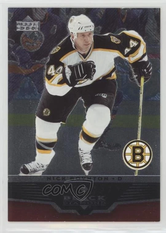 2005-06 Upper Deck Black Diamond Ruby /100 Nick Boynton #7 - Image 1 of 2