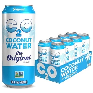 C2O - Coconut Water, The Original Flavor (8 Pack) - 16.3 Fl Oz (Pack of 8) - Picture 1 of 7