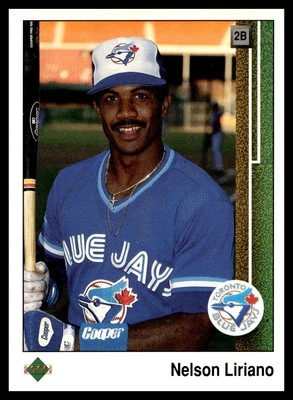 1989 Upper Deck #109 Nelson Liriano Toronto Blue Jays Baseball Card - Image 1 of 2
