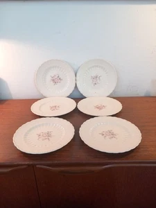 Spode's Jewel Billingsley Rose by Copeland Spode Side Plates X6, 20CMS DIAMETER - Picture 1 of 19
