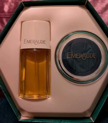 Polvo perfumado en polvo Coty Emeraude Colonia 1,5 oz spray 1,75 oz de colección nuevo Foto 1 de 4