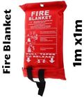 Emergency Fire Blanket Quick Release 1m X 1m For Home, Office, Car Safety