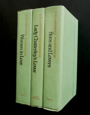 D. H. LAWEENCE • Lady Chatterley's Lover + Sons & Lovers + Women in Love • VG+ - Image 1 of 4
