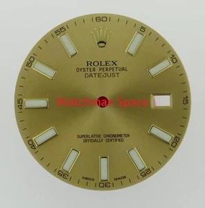 Original Men's Rolex Datejust II 116333 Champagne Luminous Stick Dial 2Tone #A23 - Picture 1 of 7