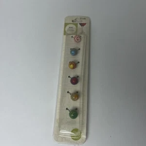 True Wine Glass Charm Marbles 6 Count - Picture 1 of 6