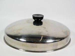 Coperchio di ricambio per cupola in acciaio inox vintage Revere Ware cerchio 10" - Foto 1 di 3