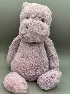 Jellycat Bashful Lilac Purple Hippo Plush Toy Doll - Picture 1 of 3