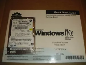 40GB Hard Drive for Gateway Solo 5300 (OS Wind. Millen on it)+Quick Start Guide - Picture 1 of 7