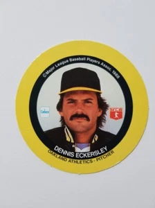 Discos de béisbol Dennis Eckersley 1989 Cadaco #sin Oakland Athletics - Imagen 1 de 2