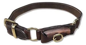 Cinturón de Cuero, Doble Anillo con Bolsa de Cuchillo Cinturón Hobble de Cuero (Hebillas de Pulsera) - Imagen 1 de 8