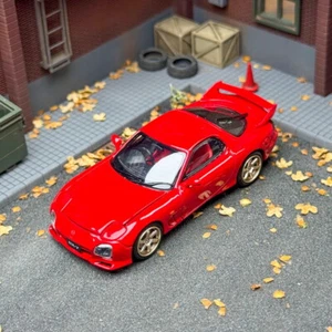 Mazda RX-7 FD3S A escala 1/64 FH velocidad roja diecast coche modelo juguete regalo - Imagen 1 de 7