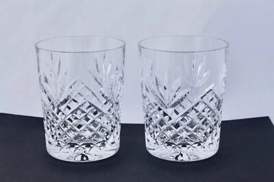 JUEGO DE 2 VASOS WATERFORD CRISTAL CIARA ANTIGUOS - COMO NUEVOS Foto 1 de 4