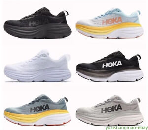 Hoka One One Bondi 8 Sneakers Athletic Running Shoes Women's Trainers Gym~