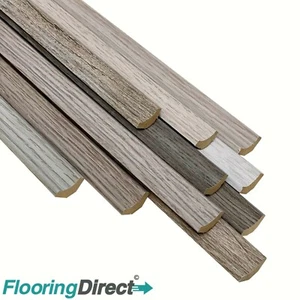 Laminate Floor Finishing Edge Scotia Beading Each 2.4m Metre Length 30 Colour - Picture 1 of 23