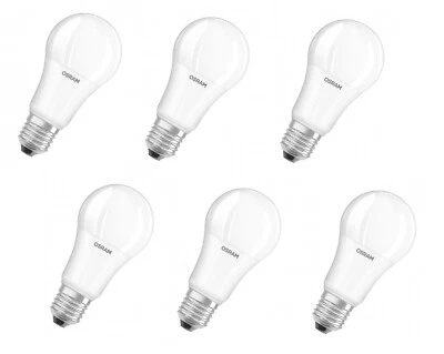 6x OSRAM LED STAR CLASSIC A 100 E27 14W=100W 2700K warmweiß EEK:E (Spektrum A-G) - Bild 1 von 4