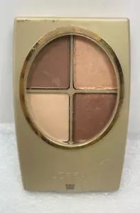 New L'OREAL WEAR INFINITE Eye Shadow QUAD- SUBTLE SABLE **RARE ORIGINAL - Picture 1 of 4