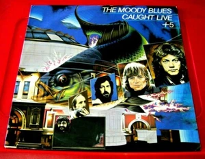 The Moody Blues Caught Live+5 2-LP G/F SOUTH AFRICAN 1977 Decca NDL 37/38 VINYL - Picture 1 of 10