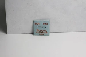 Genuine BULOVA 8AH Main Spring 50T - Picture 1 of 1