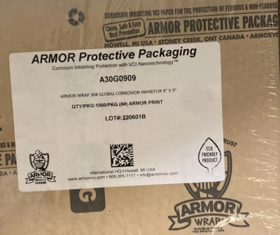 VCI Paper X10 Lot. Prevent Rust Corrosion. Protect Firearms, Tools, Knives. FAST - Image 1 of 2