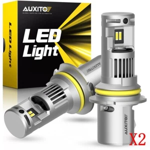 AUXITO 9004 HB1 LED Headlight Bulbs Kit High Low Beam Replace Halogen 2Set B - Picture 1 of 11