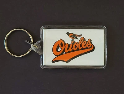 WTOP Newsradio 1500 AM Baltimore Orioles Plastic Keychain - Image 1 of 2