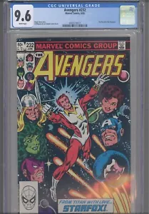 Avengers #232 CGC 9.6 1983 Marvel Comics Starfox Joins the Avengers - Bild 1 von 7