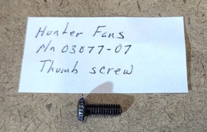 Hunter Fans p/n 03077-07: Thumb screw to retain globe - Picture 1 of 1