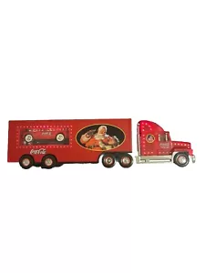 Semirremolque y remolque iluminado Coca-Cola Navidad 1999 con corbeta lanzamiento limitado - Imagen 1 de 14