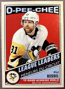 2019-20 O-Pee-Chee League Leaders Retro #586 Phil Kessel Pittsburgh Penguins - Imagen 1 de 1
