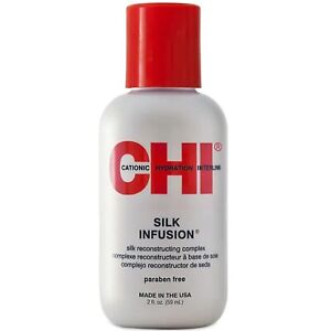 CHI Silk Infusion Reconstructing Complex Leave-In Hair Treatment 2oz (59ml) NEW