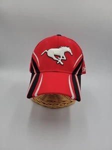 Vintage Calgary Stampeders Retro Stripe Reebok Cfl One Size Fits All hat - Picture 1 of 11