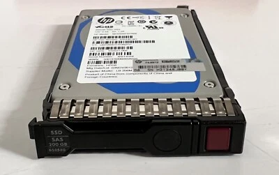 HP 200GB 6G 658478-B21 SAS MLC SFF 2.5-inch" SC Enterprise Mainstream SSD - Image 1 of 3