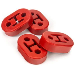 Universal Performance EPDM Rubber Muffler Car Exhaust Rubber Mounts 4Pcs - Picture 1 of 5