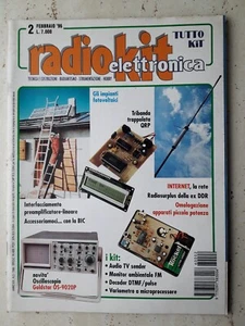 Radio Kit Elettronica N.2 anno 1996 - Audio TV sender - Variometro a microproces - Picture 1 of 1