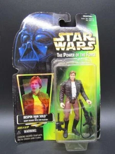 Star Wars The Power of the Force BESPIN HAN SOLO Gold Foil Package 1997 Kenner - Imagen 1 de 4