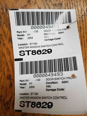 Door Switch Front CHRYSLER PT CRUISER 01 02 03 04 05 06 07 08 09 10 - Image 1 of 4