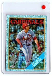2023 Topps Series 1 1988 Topps Chrome Silver Pack #T88C-90 Nolan Gorman (RC) - Picture 1 of 2
