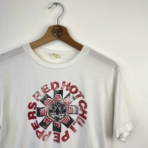 Red Hot Chilli Peppers 1991 Aztec Single Stitch Vintage T-Shirt Tour Size M/L - Bild 1 von 9