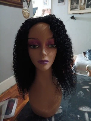 Peluca rizada Weiqi Humam Hair 20 pulgadas Foto 1 de 4