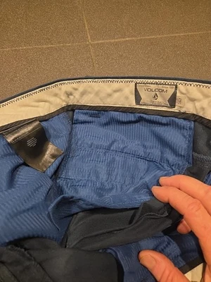 Volcom Frickin Modern Stretch Pants Dark Navy Mens Size 30x32 NWT $65 - Image 1 of 3